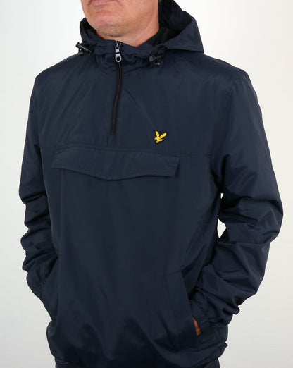 Lyle And Scott Qtr Zip Jacket Navy