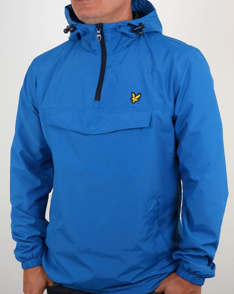 Lyle And Scott Qtr Zip Overhead Jacket Blue