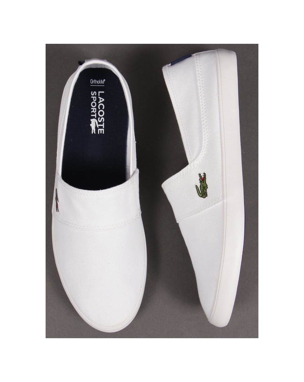 Lacoste Marice Slip On Espadrille style- White