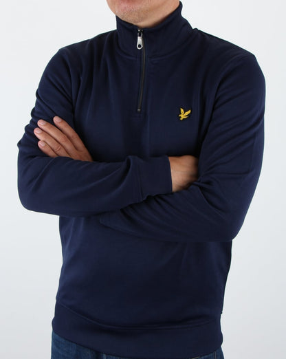 Lyle And Scott Tricot 1/4 Zip Navy