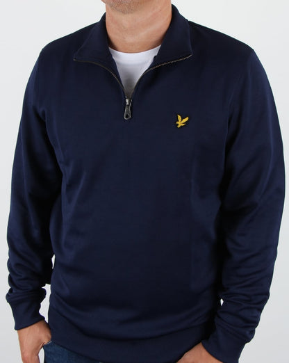 Lyle And Scott Tricot 1/4 Zip Navy