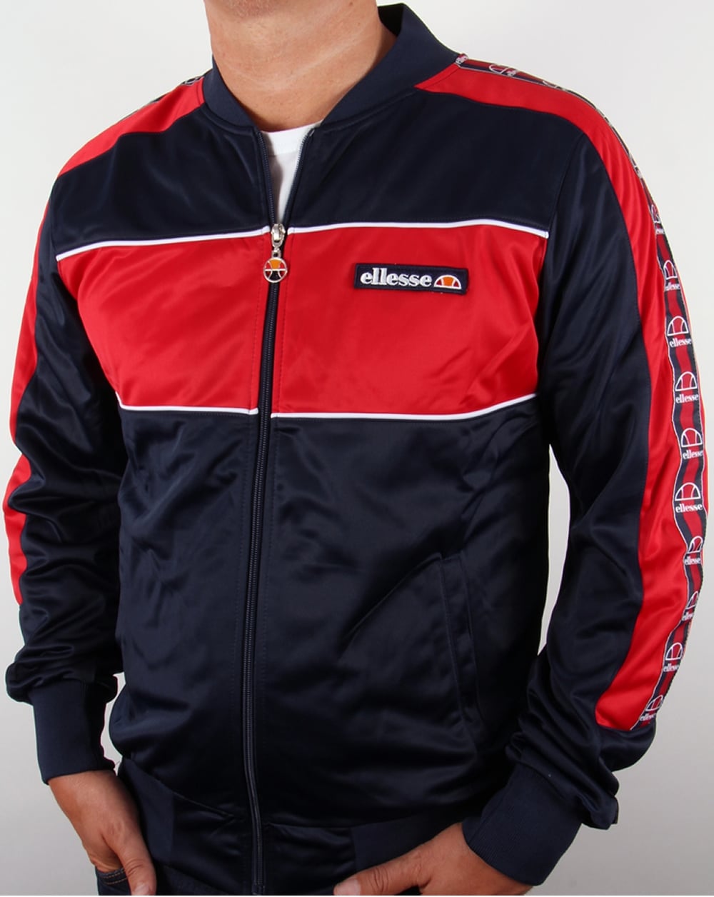 Ellesse Veron Track Top Navy/Red