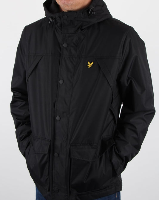 Lyle and Scott Lyle And Scott Micro Fleece Lined Jacket True Black