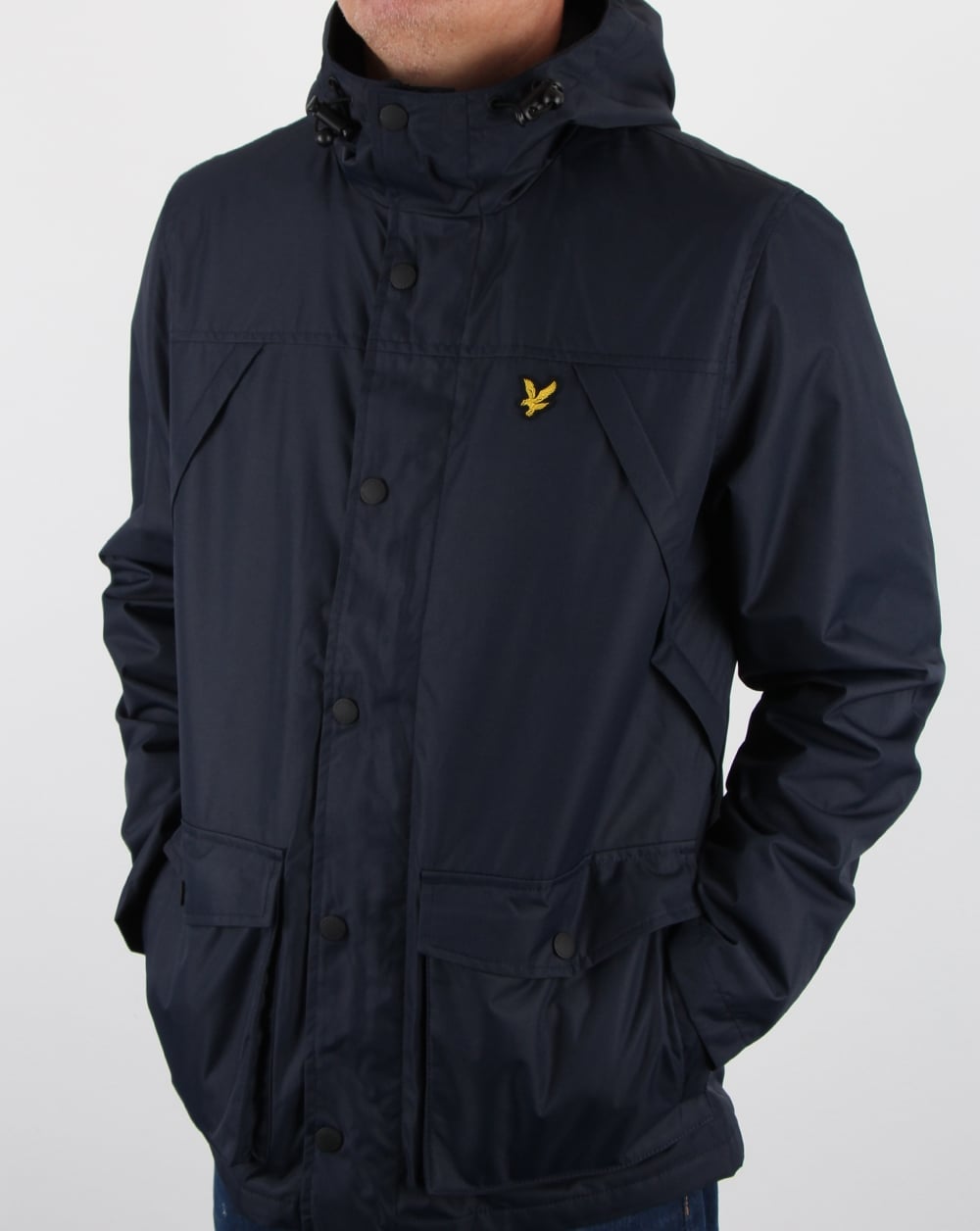 Lyle And Scott Micro Fleece Lined Jacket Navy