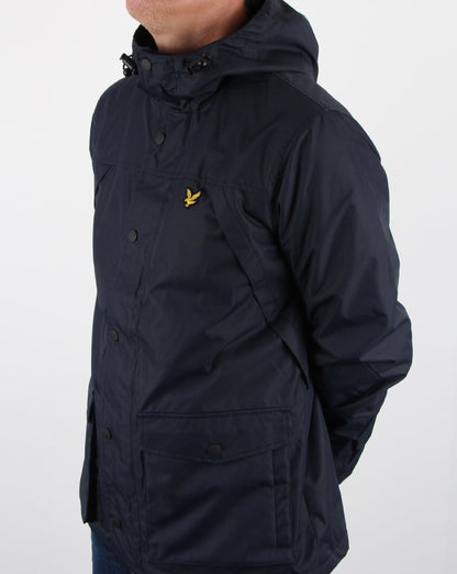 Lyle And Scott Micro Fleece Lined Jacket Navy