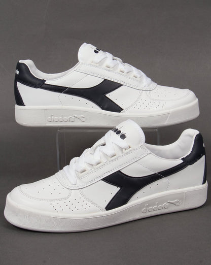 Diadora Borg Elite Trainers White - Navy