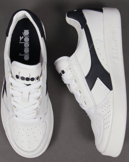 Diadora Borg Elite Trainers White - Navy