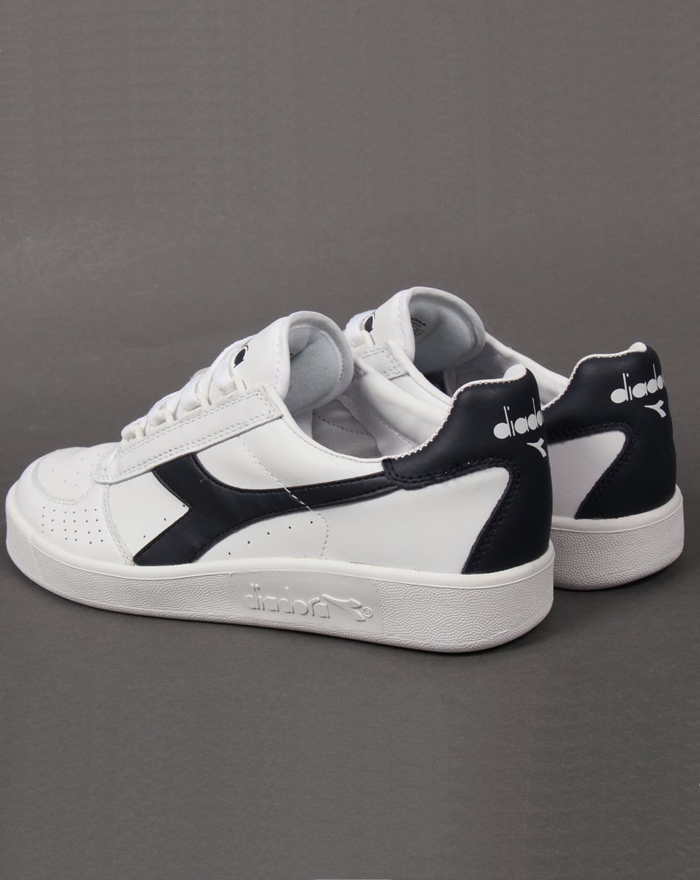 Diadora Borg Elite Trainers White - Navy