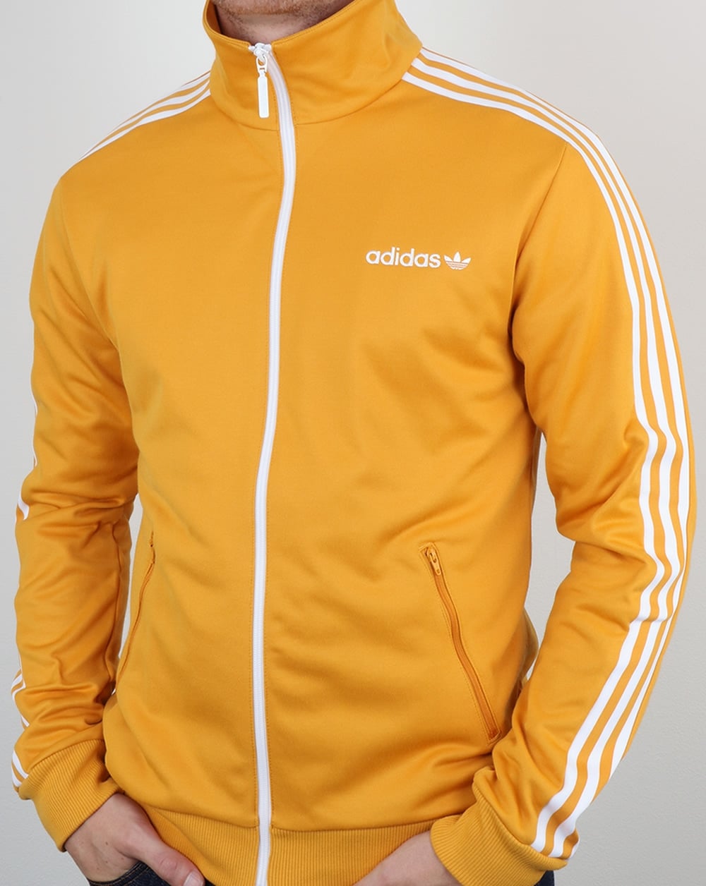 Adidas Originals Beckenbauer Track Top Old Skool Yellow