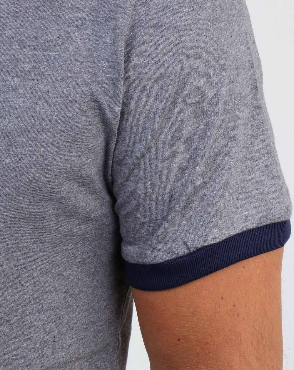 Fila Vintage Ringer T Shirt Grey Twist
