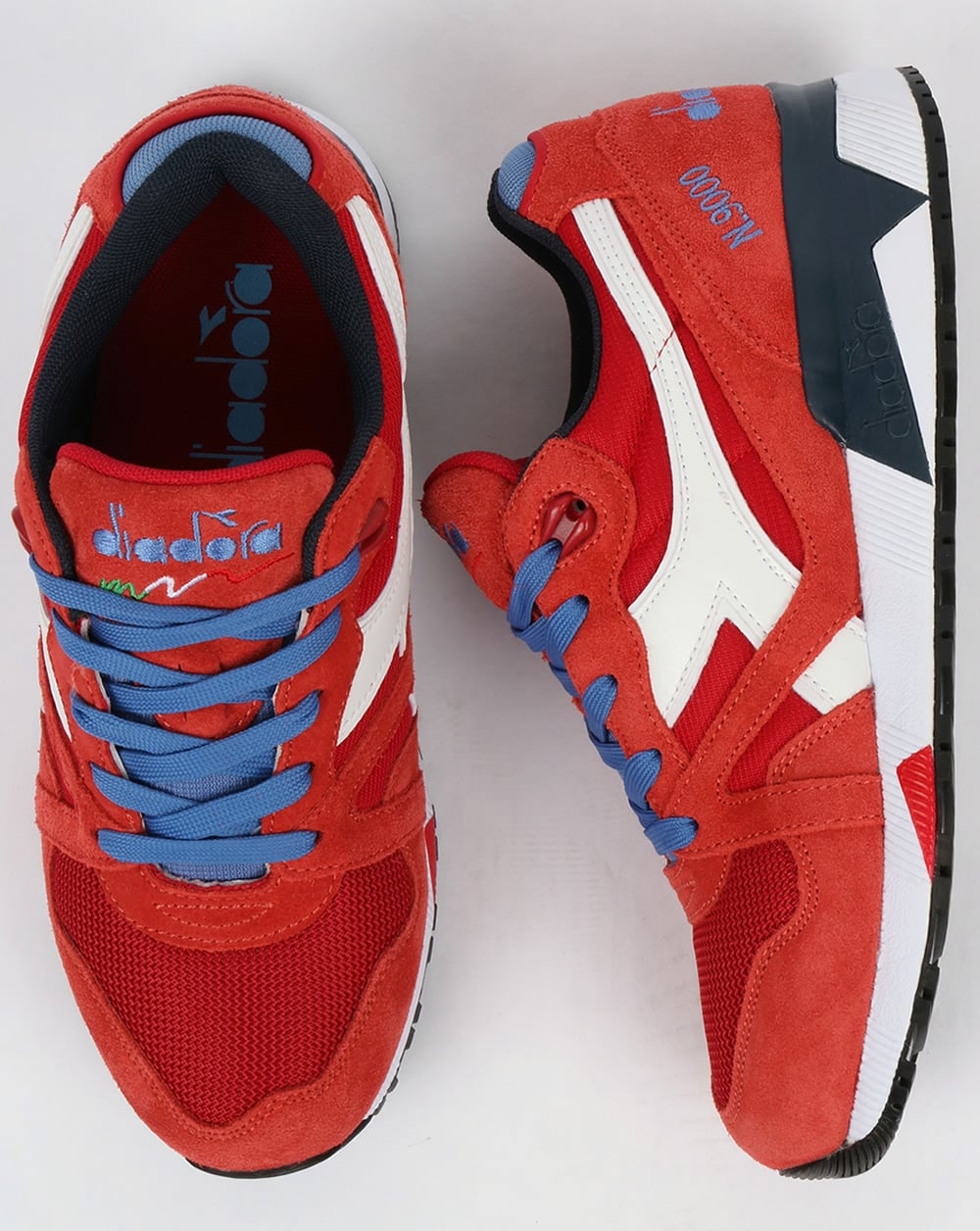 Diadora N9000 III Trainers Pompeian Red
