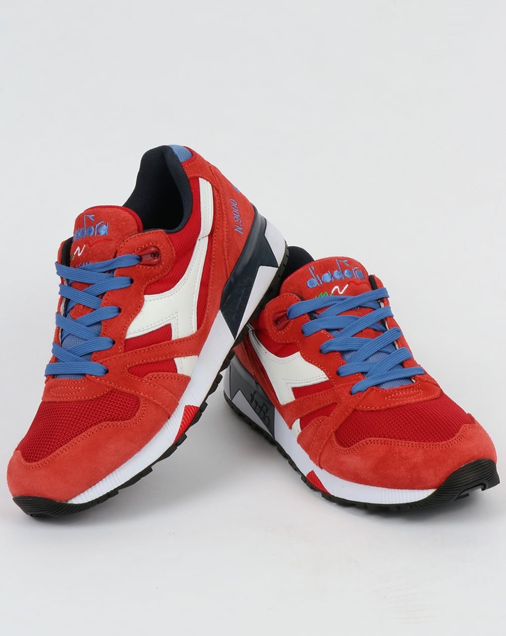 Diadora N9000 III Trainers Pompeian Red