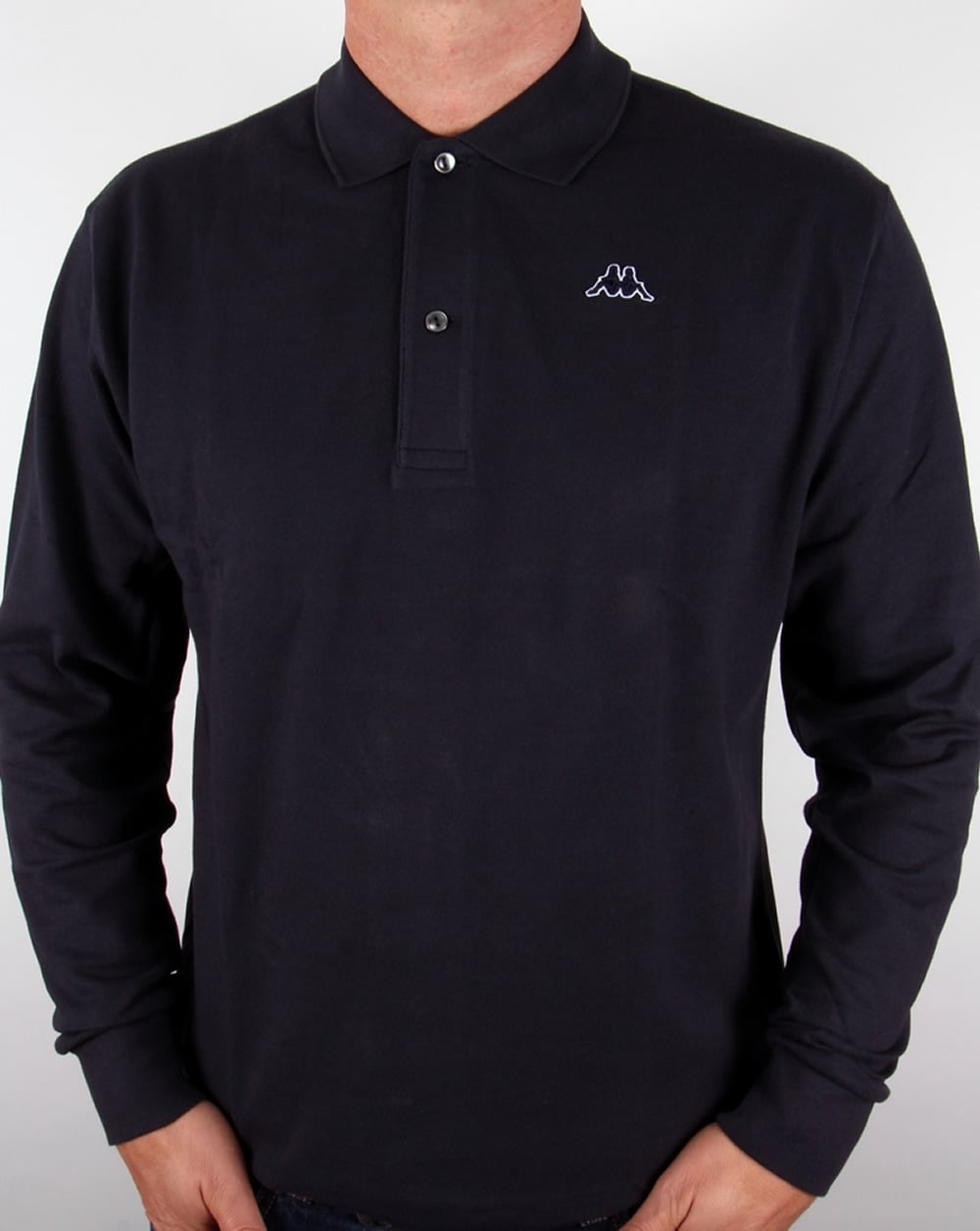 Robe Di Kappa Aarberg Long Sleeve Polo Shirt Navy