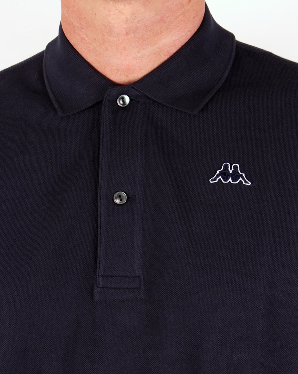 Robe Di Kappa Aarberg Long Sleeve Polo Shirt Navy