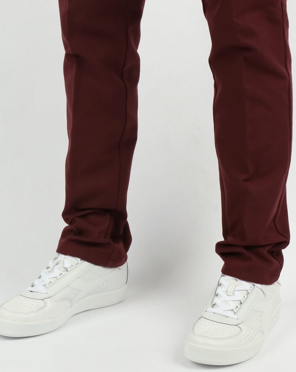 Farah Basset Hopsack Trousers Farah Red