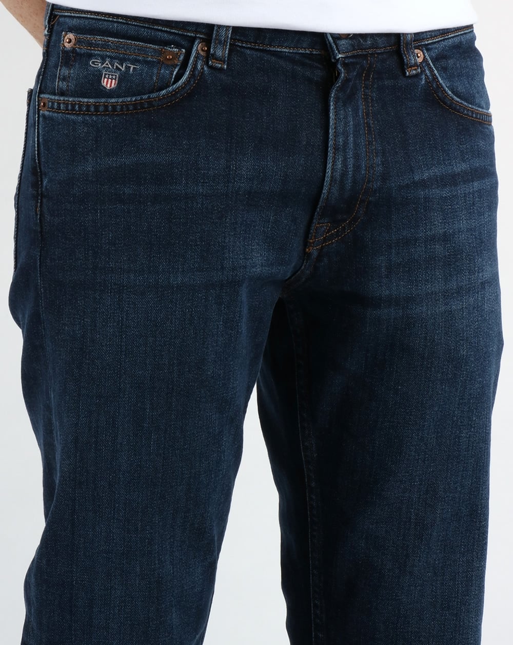 Gant Regular Jeans Dark Blue Worn In