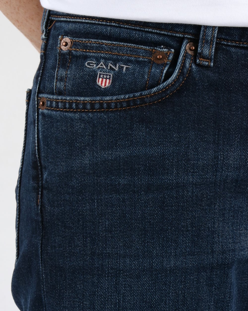 Gant Regular Jeans Dark Blue Worn In