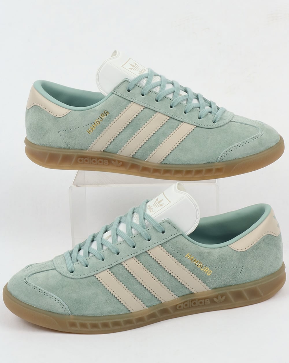 Adidas Hamburg Trainers Tactile Green/Clear Brown