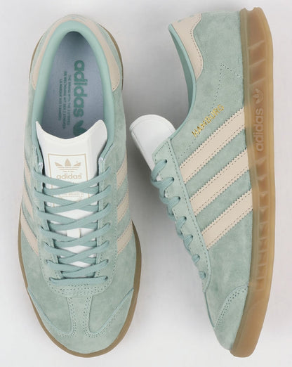 Adidas Hamburg Trainers Tactile Green/Clear Brown