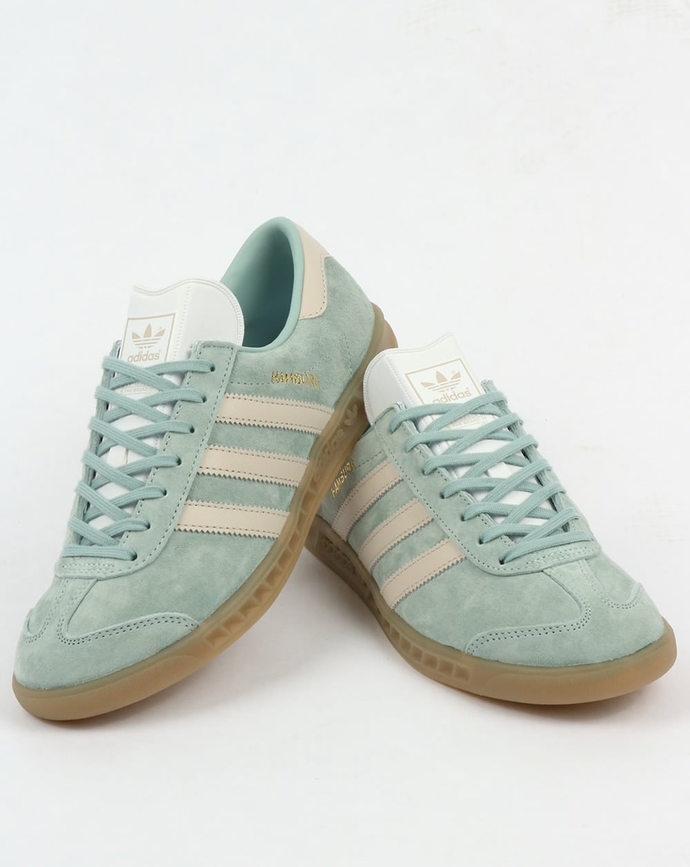 Adidas Hamburg Trainers Tactile Green/Clear Brown