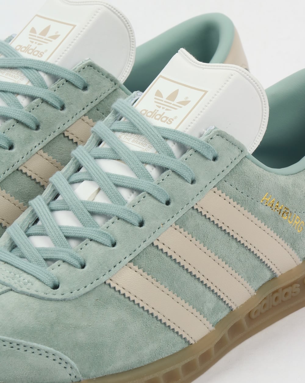 Adidas Hamburg Trainers Tactile Green/Clear Brown