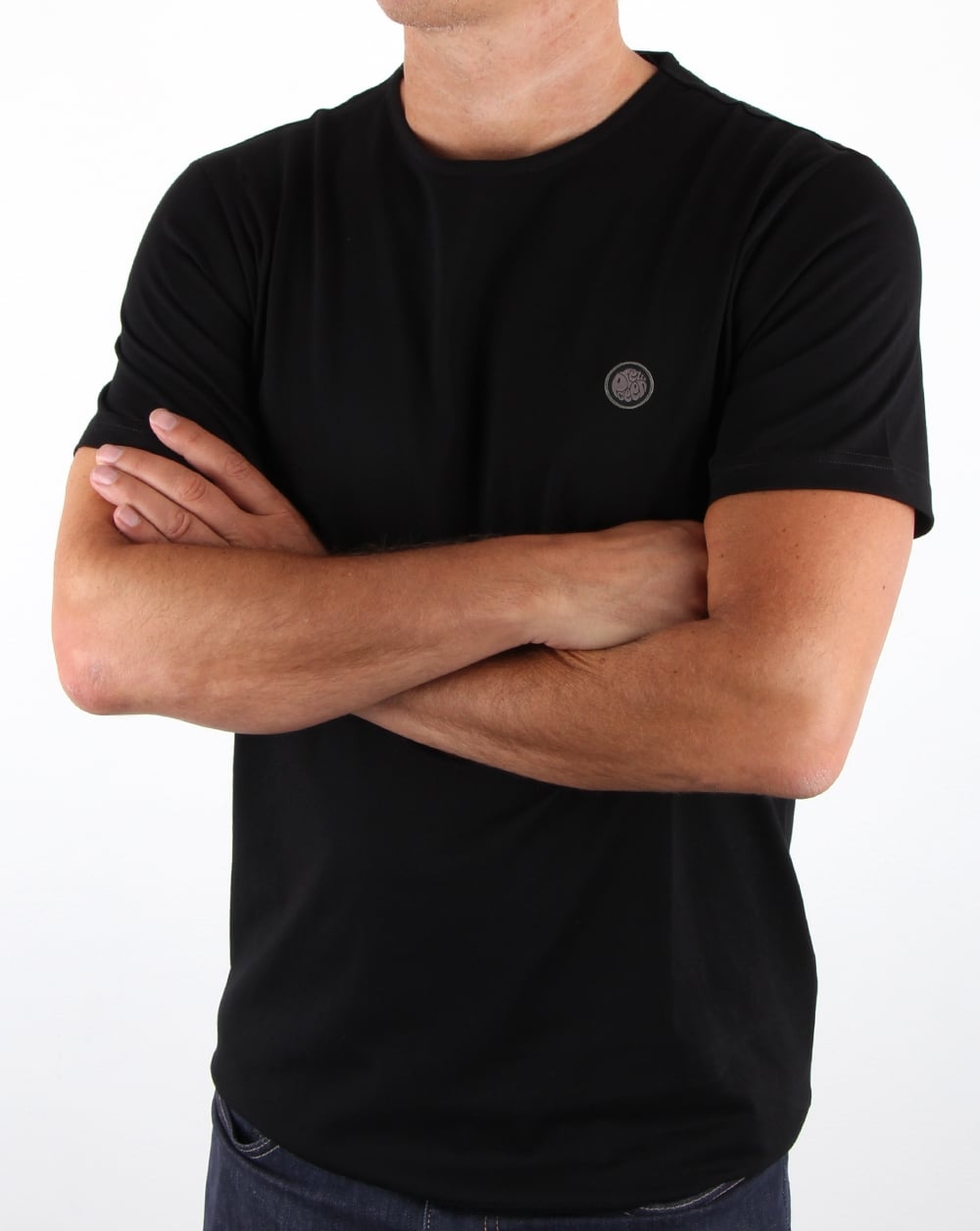 Pretty Green Mitchell T Shirt Black