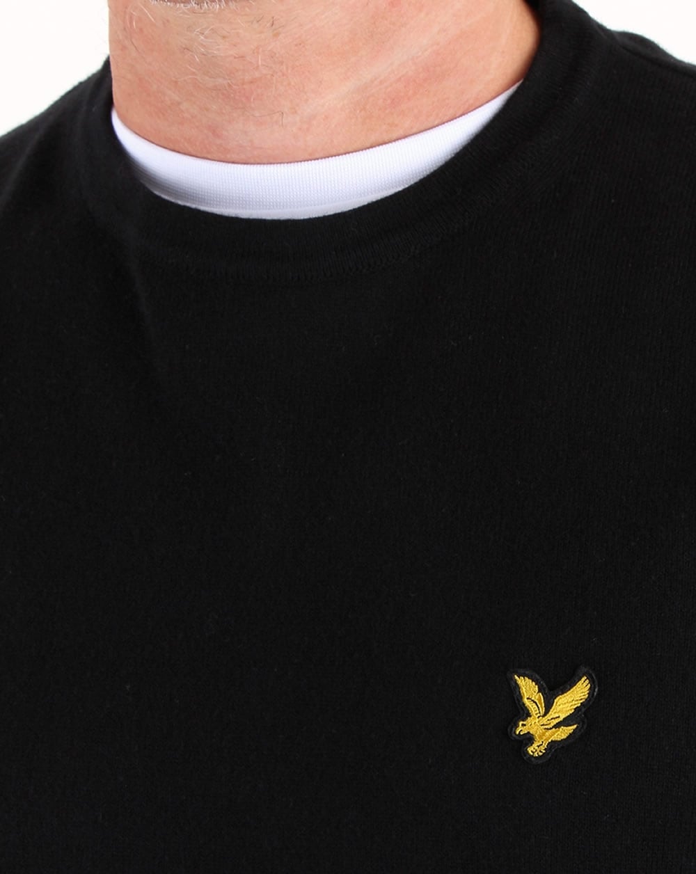 Lyle And Scott Merino Jumper True Black