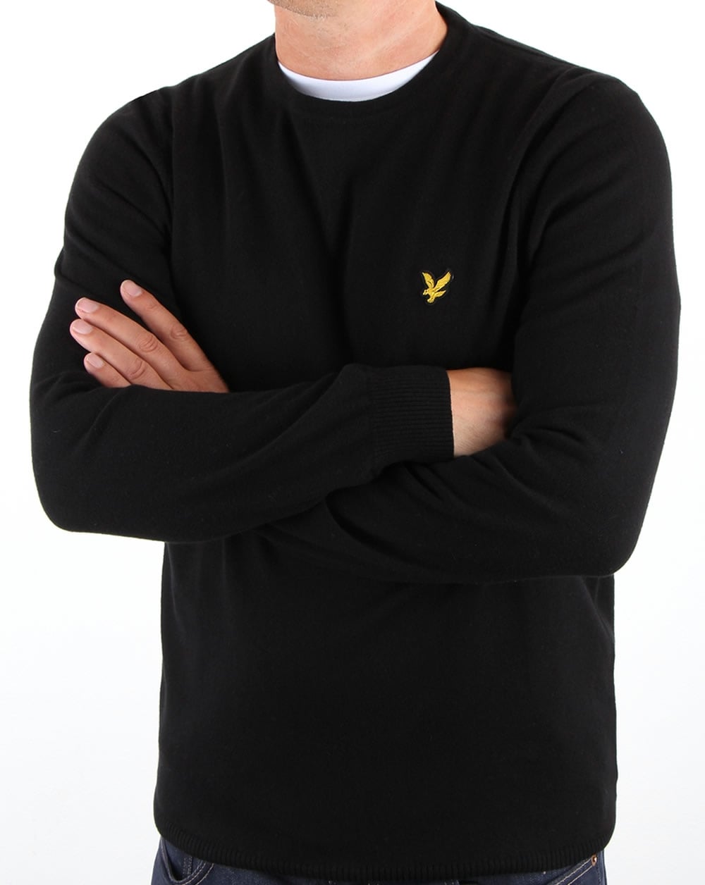 Lyle And Scott Merino Jumper True Black
