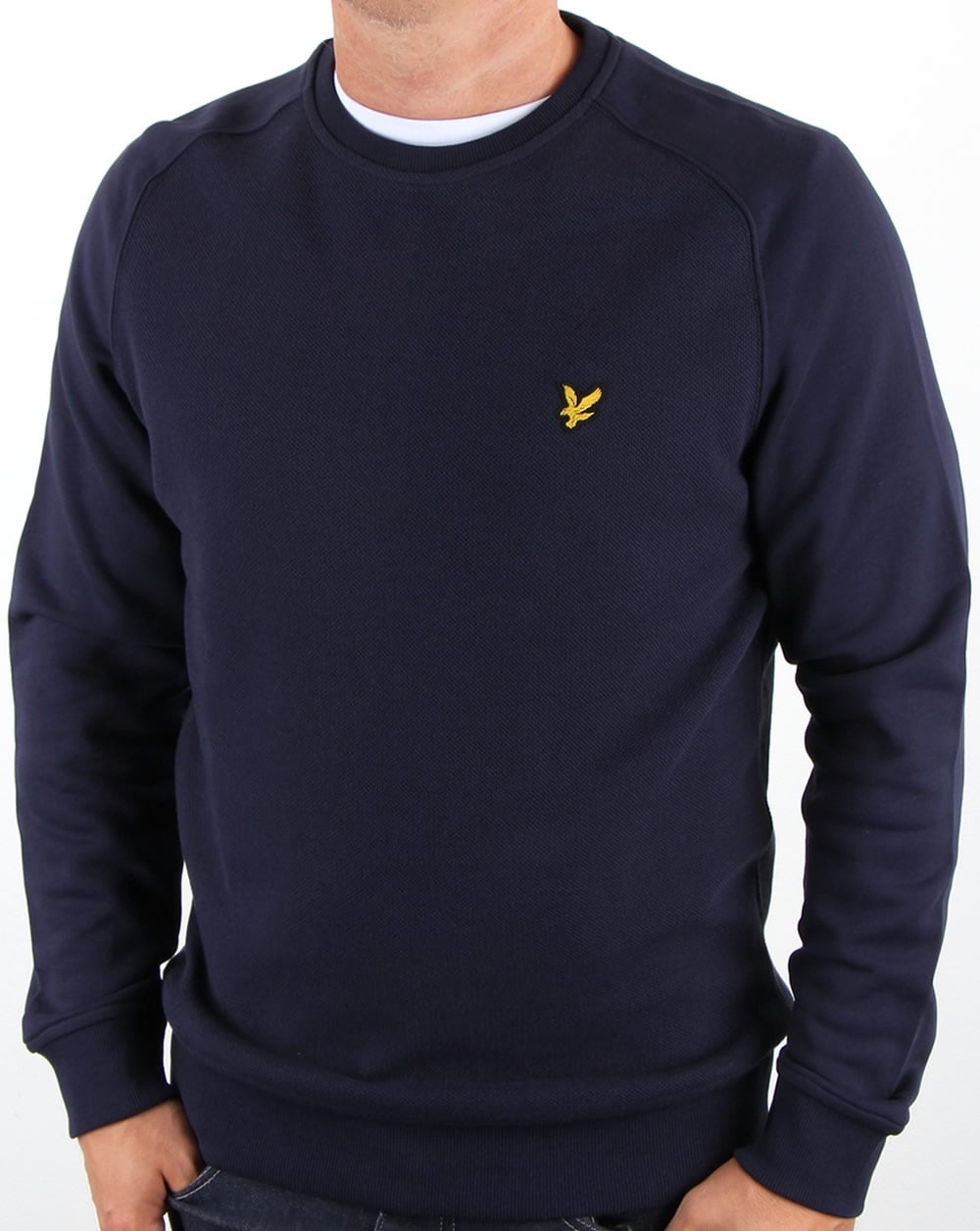 Lyle And Scott Honeycomb Sweatshirt Navy
