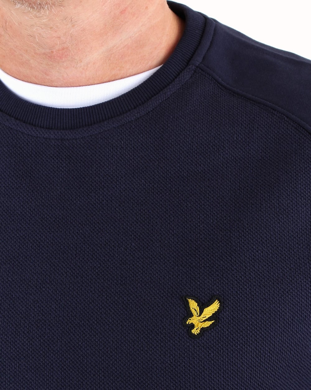 Lyle And Scott Honeycomb Sweatshirt Navy