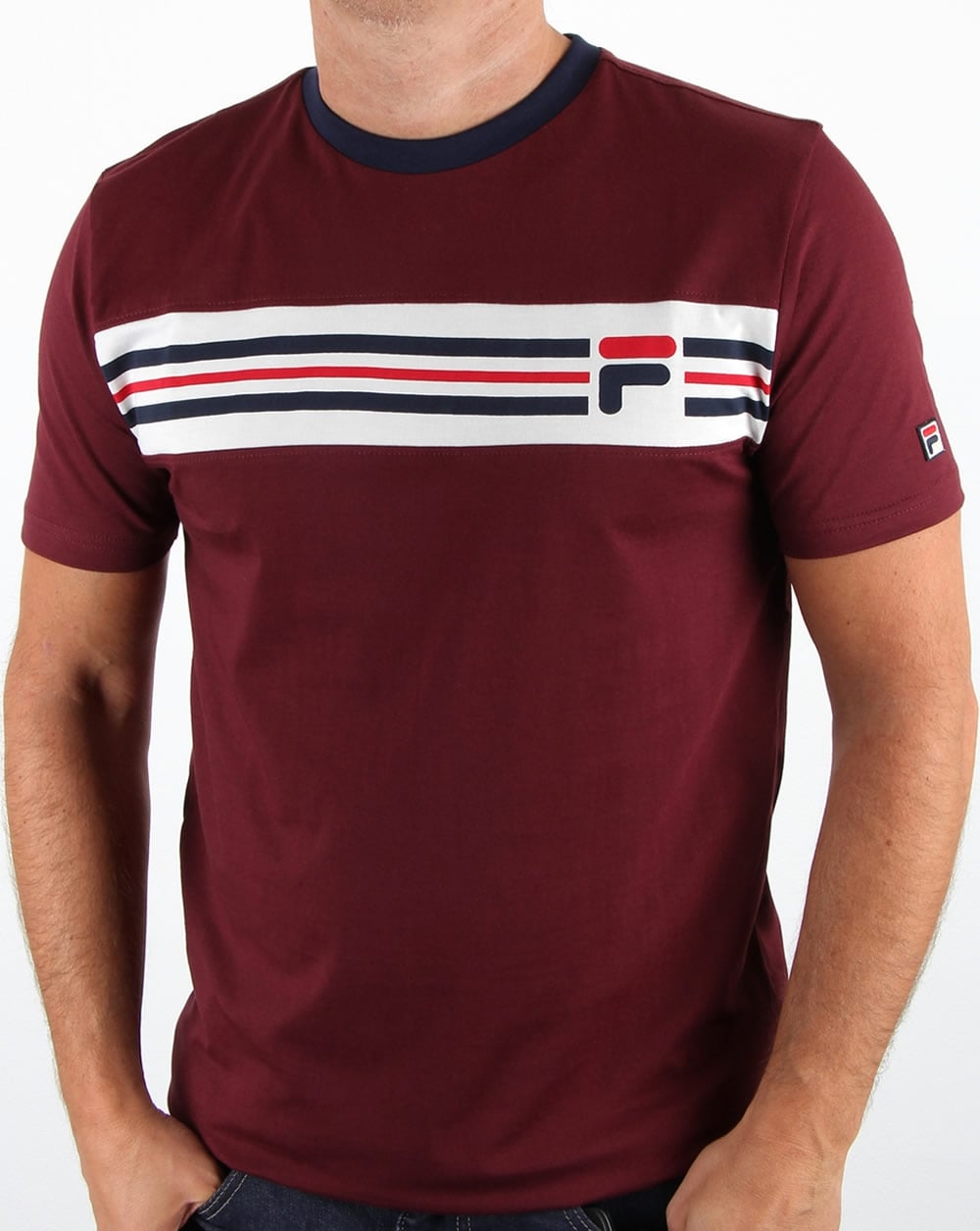 Fila Vintage Vandorno T Shirt Rum Raisin