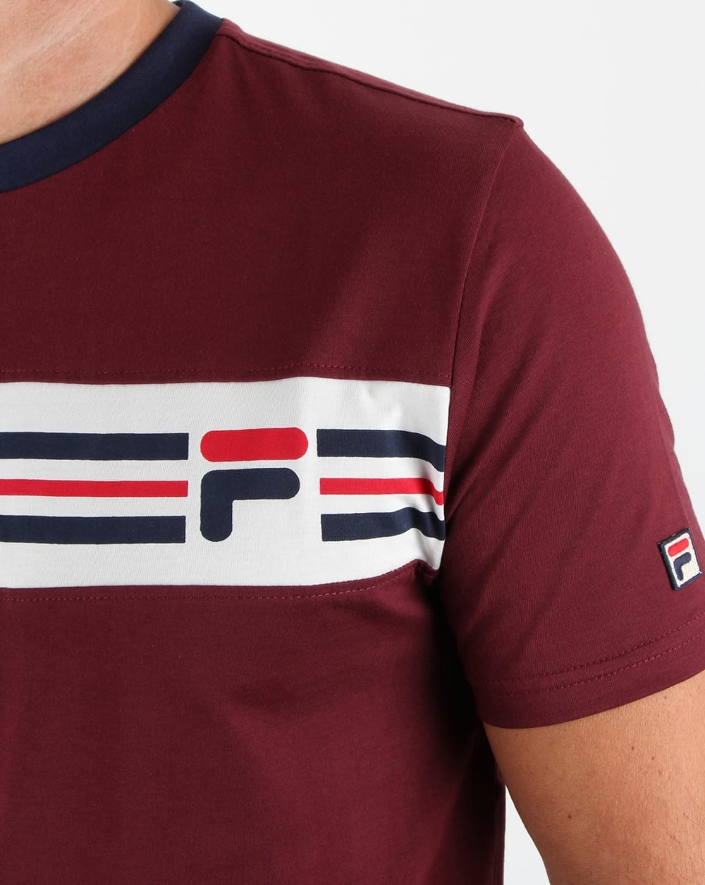 Fila Vintage Vandorno T Shirt Rum Raisin