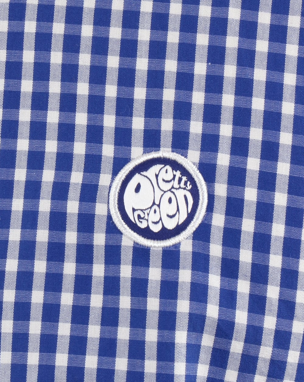 Pretty Green Francis Gingham Shirt Blue