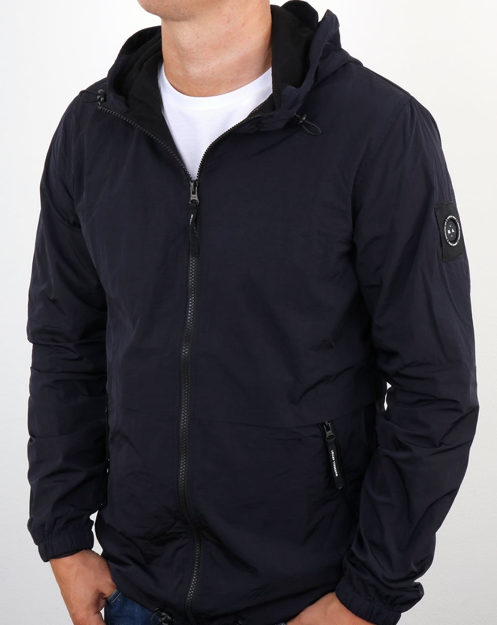 Marshall Artist Liquid Nylon Windrunner Navy