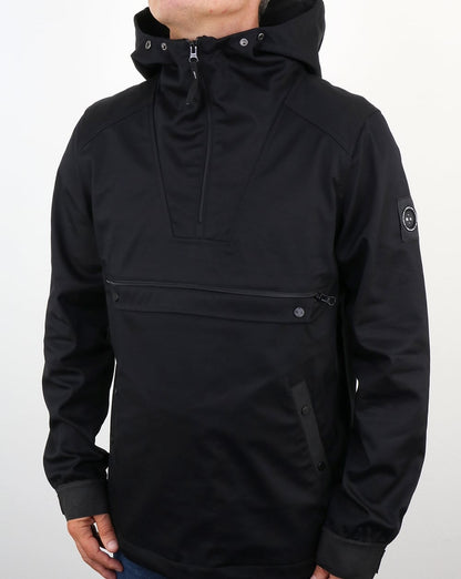 Marshall Artist British Microtwill 1/4 zip jacket Navy
