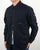 Marshall Artist Dual Pocket Military Overshirt Navy