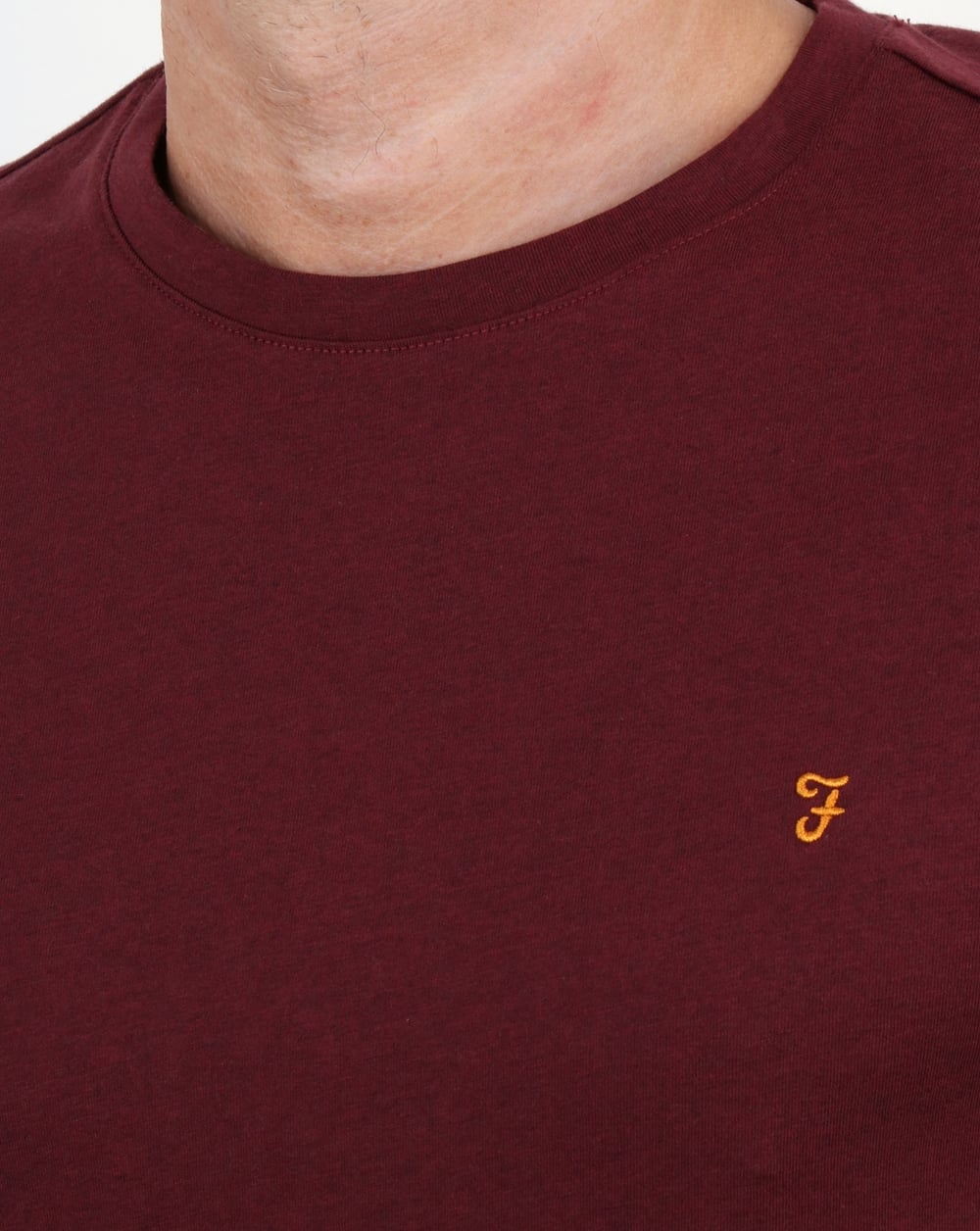 Farah Denny Long Sleeve T-shirt Farah Red Marl