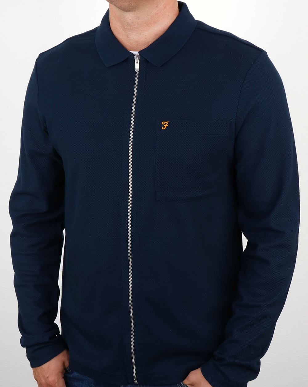 Farah Sundew Shirt Jacket Yale Blue