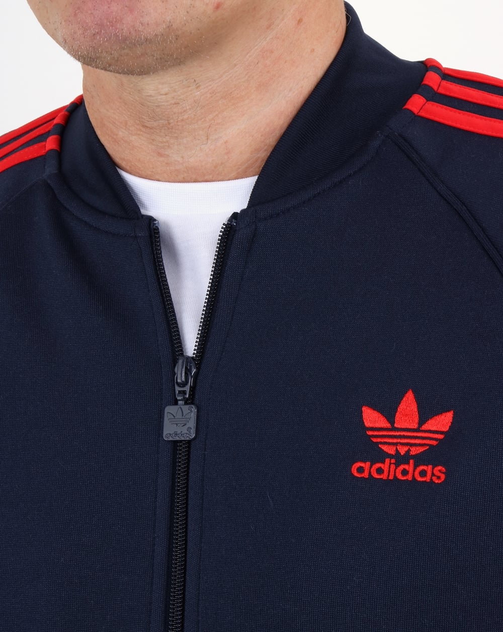 Adidas Originals Superstar Track Top Navy/Red