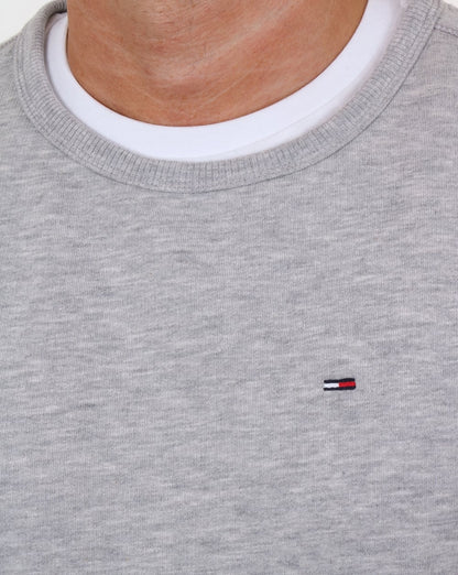 Tommy Hilfiger Cotton Fleece Sweatshirt Grey Heather