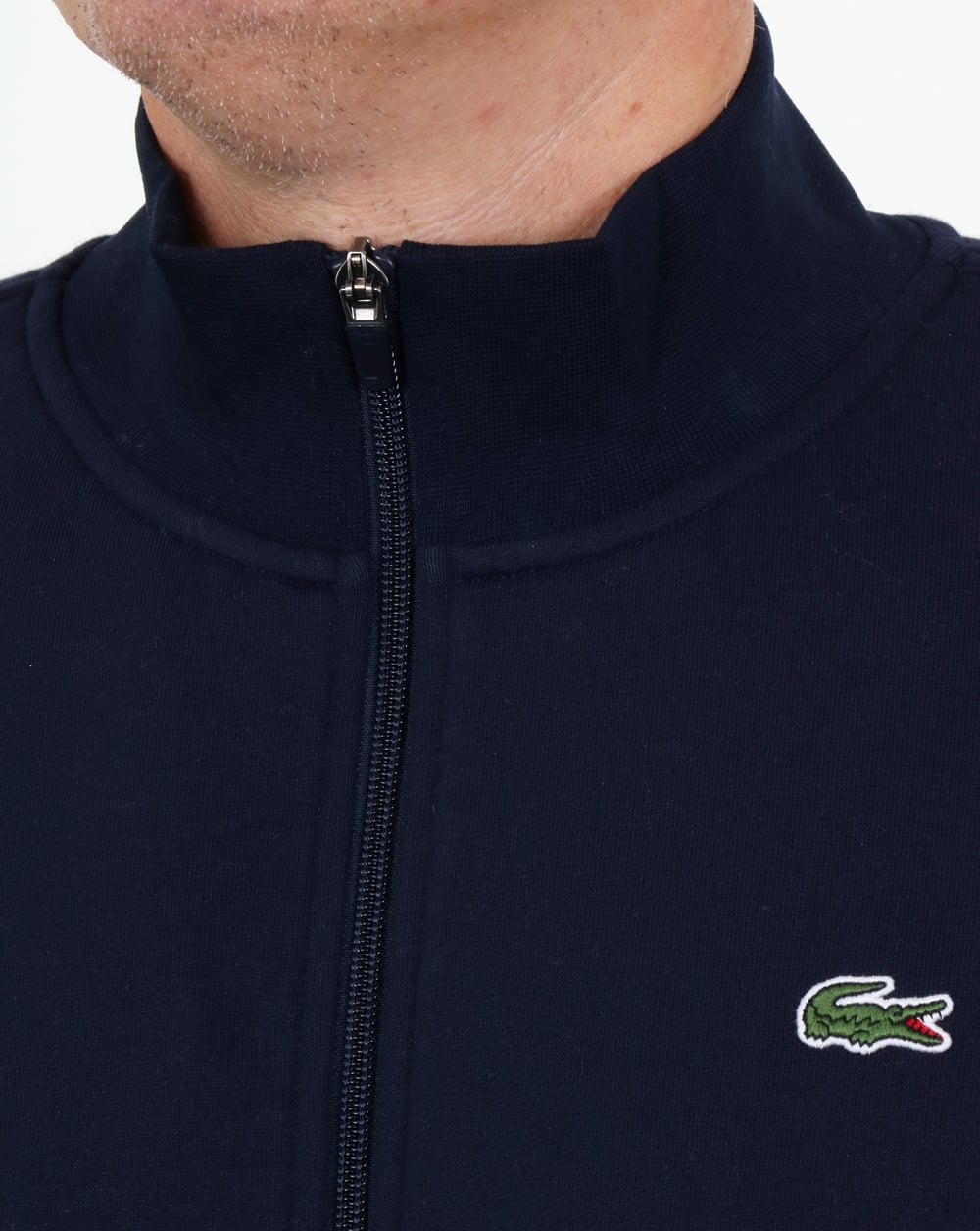 Lacoste Zip Up Track Top Navy