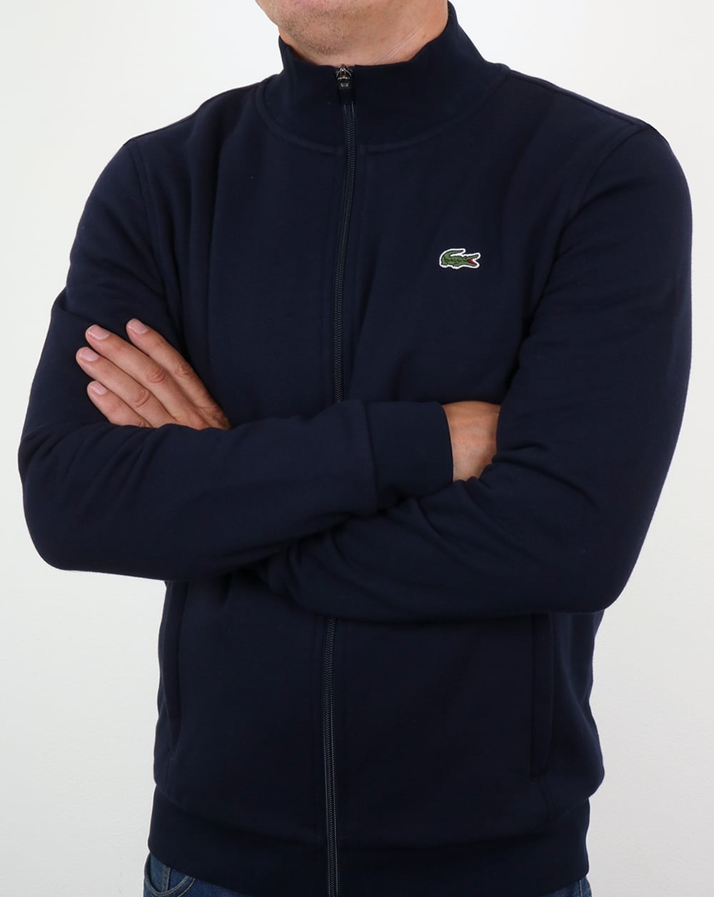 Lacoste Zip Up Track Top Navy