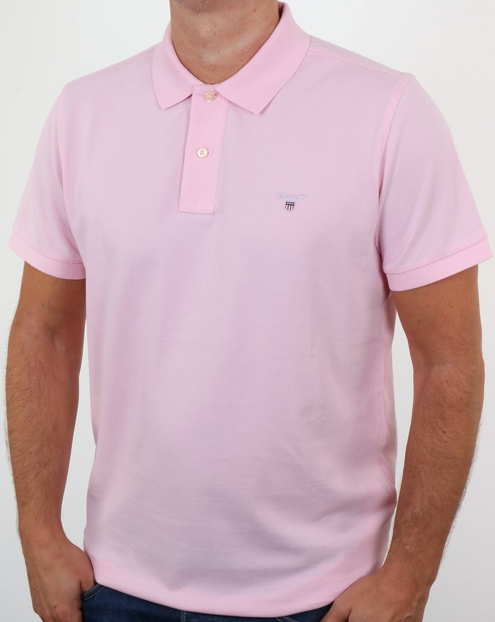 Gant Pique Rugger Polo California Pink