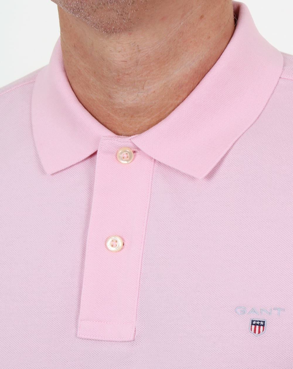 Gant Pique Rugger Polo California Pink