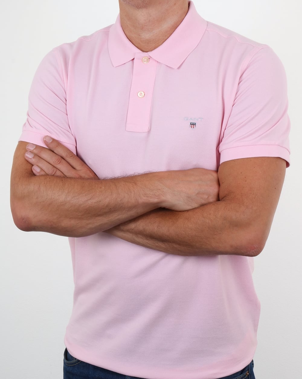 Gant Pique Rugger Polo California Pink