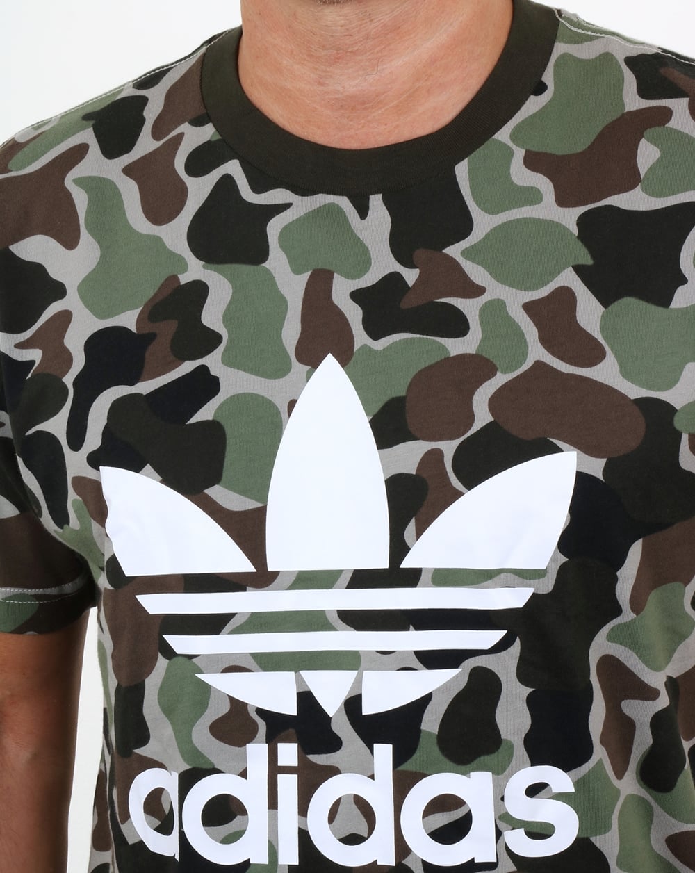 Adidas Originals Camo Trefoil T Shirt Camo