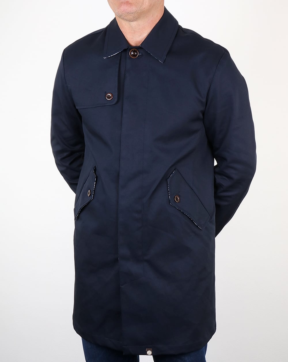 Pretty Green Layton Mac Navy