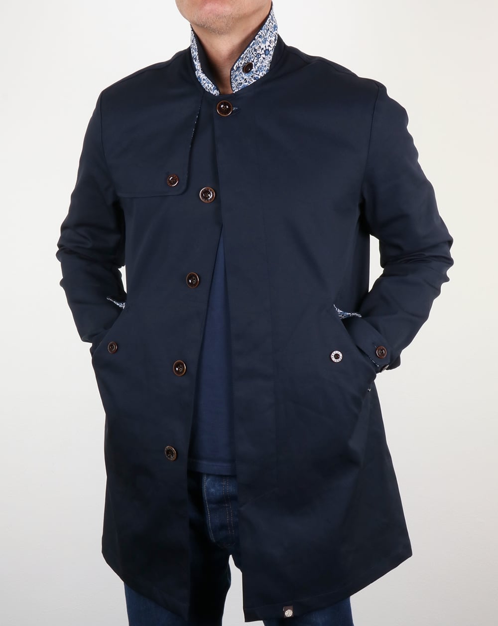 Pretty Green Layton Mac Navy