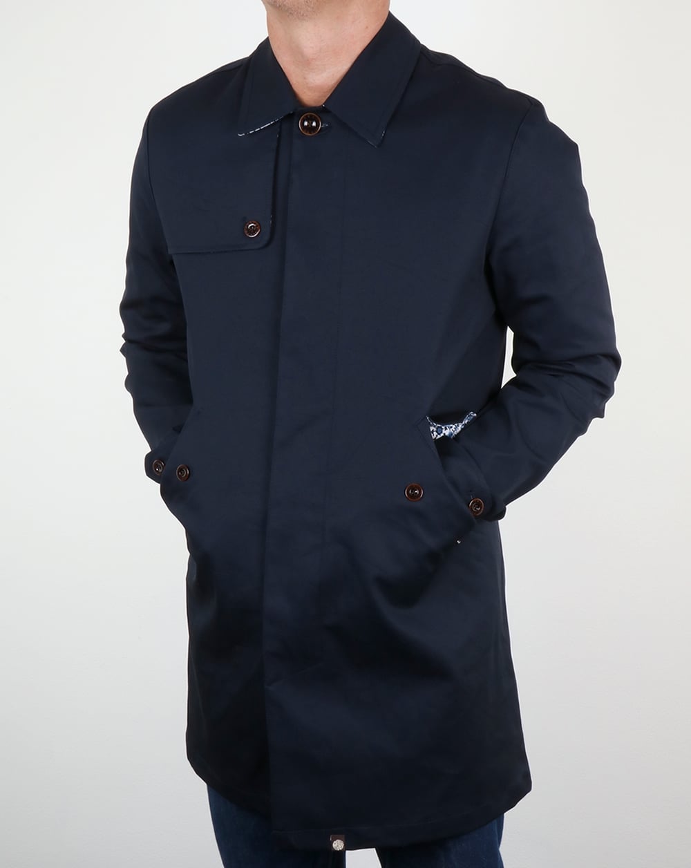 Pretty Green Layton Mac Navy