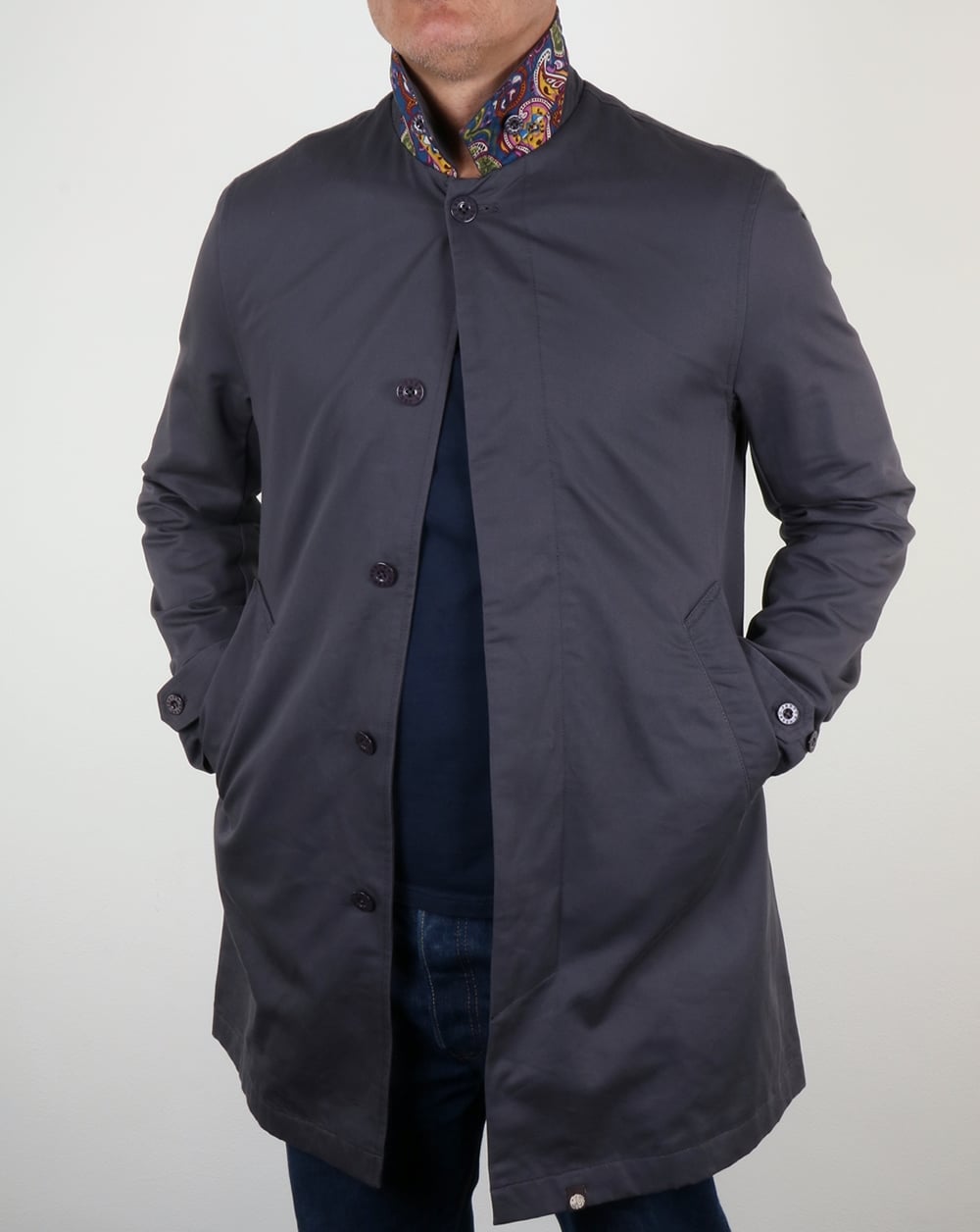 Pretty Green Mac Grey